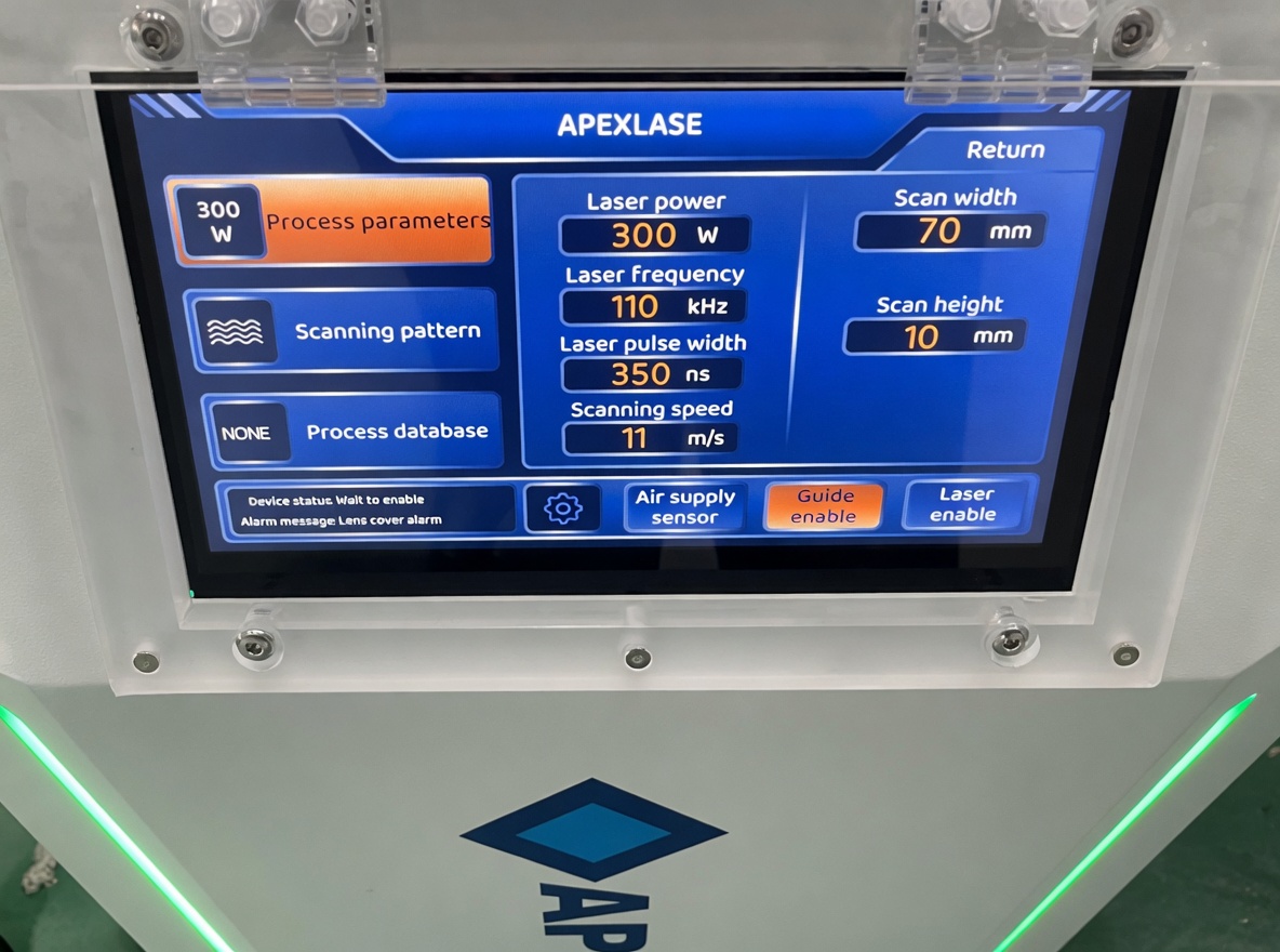 ApexLase ARC300 control interface